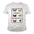 Funny The Butterfly Diversity Is Beatifull Tshirt Youth T-shirt