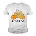 Happy Fall Yall Its Fall Yall Leopard Print Pump V2 Youth T-shirt