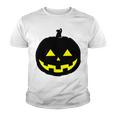 Happy Halloween Scary Black Pumpkin Pattern Youth T-shirt