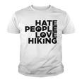 Hate People Love Hiking V2 Youth T-shirt