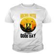 Hiking With My Puppy Good Day Youth T-shirt