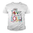 I Love Being Called Nana Sunflower Youth T-shirt