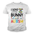 I Love Some Bunny With Autism Youth T-shirt