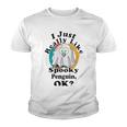 I Really Like Spooky Penguin Ok Youth T-shirt