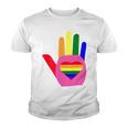 Lgbt Pride Month Lgbt History Month Slogan Shirt Lgbt Hand Youth T-shirt