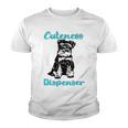 Miniature Schnauzer At Home Cuteness Dispenser Multi Tasking Dog Youth T-shirt