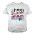 Pencils Down Summer Up Youth T-shirt