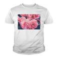 Pink Roses In Garden Youth T-shirt