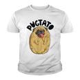 Pugtato Pug Potato Dog Lovers Costume Funny Meme Gifts Youth T-shirt