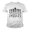 Running Is Cheaper Than Therapy A Celebration Of Running Youth T-shirt