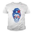 Ultra Maga Red White Blue Skull Youth T-shirt