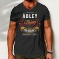 Adley Shirt Family Crest AdleyShirt Adley Clothing Adley Tshirt Adley Tshirt Gifts For The Adley Men V-Neck Tshirt
