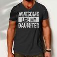 Awesome Like My Daughter Fathers Day V2 Men V-Neck Tshirt
