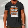 Christerest Psalm 11817 Christian Bible Verse Affirmation Men V-Neck Tshirt