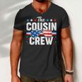 Cousin Crew 4Th Of July Patriotic American Family Matching Men V-Neck Tshirt