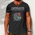 Embrace Neurodiversity Funny V2 Men V-Neck Tshirt