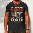 Father Grandpa Mens My Favorite Nurse Calls Me Daddad Papa Gi333 Family Dad Men V-Neck Tshirt