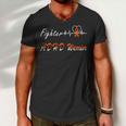 Fighter Adhd Warrior Heartbeat Orange Ribbon Attention Deficit Hyperactivity Disorder Adhd Awareness Men V-Neck Tshirt