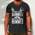 Forget The Bunnies Im Chasing Hunnies Funny Men V-Neck Tshirt