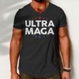 Funny Anti Joe Biden Ultra Maga Support Trump Patriotic Men V-Neck Tshirt