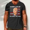 Funny Biden Confused Merry Happy 4Th Of You Know The Thing Men V-Neck Tshirt