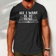 Funny Books All I Want To Do Is Read Men V-Neck Tshirt