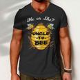 Gender Reveal He Or She Uncle To Bee Men V-Neck Tshirt