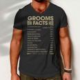 Grooms Name Gift Grooms Facts Men V-Neck Tshirt