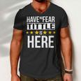 Have No Fear Tittle Is Here Name Men V-Neck Tshirt