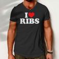 I Love Ribs I Heart Ribs Food Lover Men V-Neck Tshirt