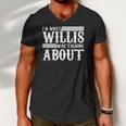 Im What Willis Was Talking About Funny 80S Men V-Neck Tshirt