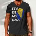 Its In My Dna Bosnia Herzegovina Genetik Bosnian Roots Men V-Neck Tshirt