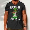 Jack Russell Terrier Patricks Day For Dog Lovers Men V-Neck Tshirt