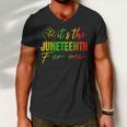 Junenth Its The Junenth For Me Junenth 1865 Men V-Neck Tshirt