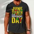 Juneteenth Is My Independence Day 1865 African American Men V-Neck Tshirt