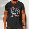 Love Wins 389 Trending Shirt Men V-Neck Tshirt