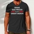 Make Gas Prices Great Again Anti-Biden Trump Republican 2024 414 Trending Shirt Men V-Neck Tshirt