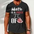 Math Is A Piece Of Pie Funny Pi Day Men V-Neck Tshirt