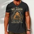 Melanson Name Shirt Melanson Family Name V3 Men V-Neck Tshirt