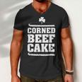 Mens Corned Beefcake Funny St Patricks Day 551 Trending Shirt Men V-Neck Tshirt