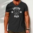 Mens Mens Soccer Dad Family Football Team Player Sport Father Men V-Neck Tshirt