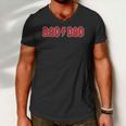 Mens Rad Dad Cool Vintage Rock And Roll Funny Fathers Day Papa Men V-Neck Tshirt