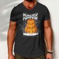 Monster Pumpkin Men V-Neck Tshirt