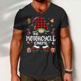 Motorcycle Gnome Buffalo Plaid Red 460 Shirt Men V-Neck Tshirt