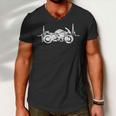 Motorcycle Heartbeat Dreaming Racing 496 Shirt Men V-Neck Tshirt