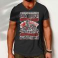 Motorcycle Passion Biker Safety 487 Shirt Men V-Neck Tshirt