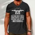 Motorcycle Saying Funny Motorbiker 476 Shirt Men V-Neck Tshirt