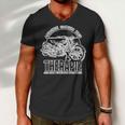 Motorcycles Therapy Ich Hab Einfach 462 Shirt Men V-Neck Tshirt