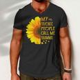 My Favorite People Call Me Gramma 728 Shirt Men V-Neck Tshirt