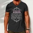 Pisces Woman The Sweetest Most Beautiful Loving Amazing Men V-Neck Tshirt